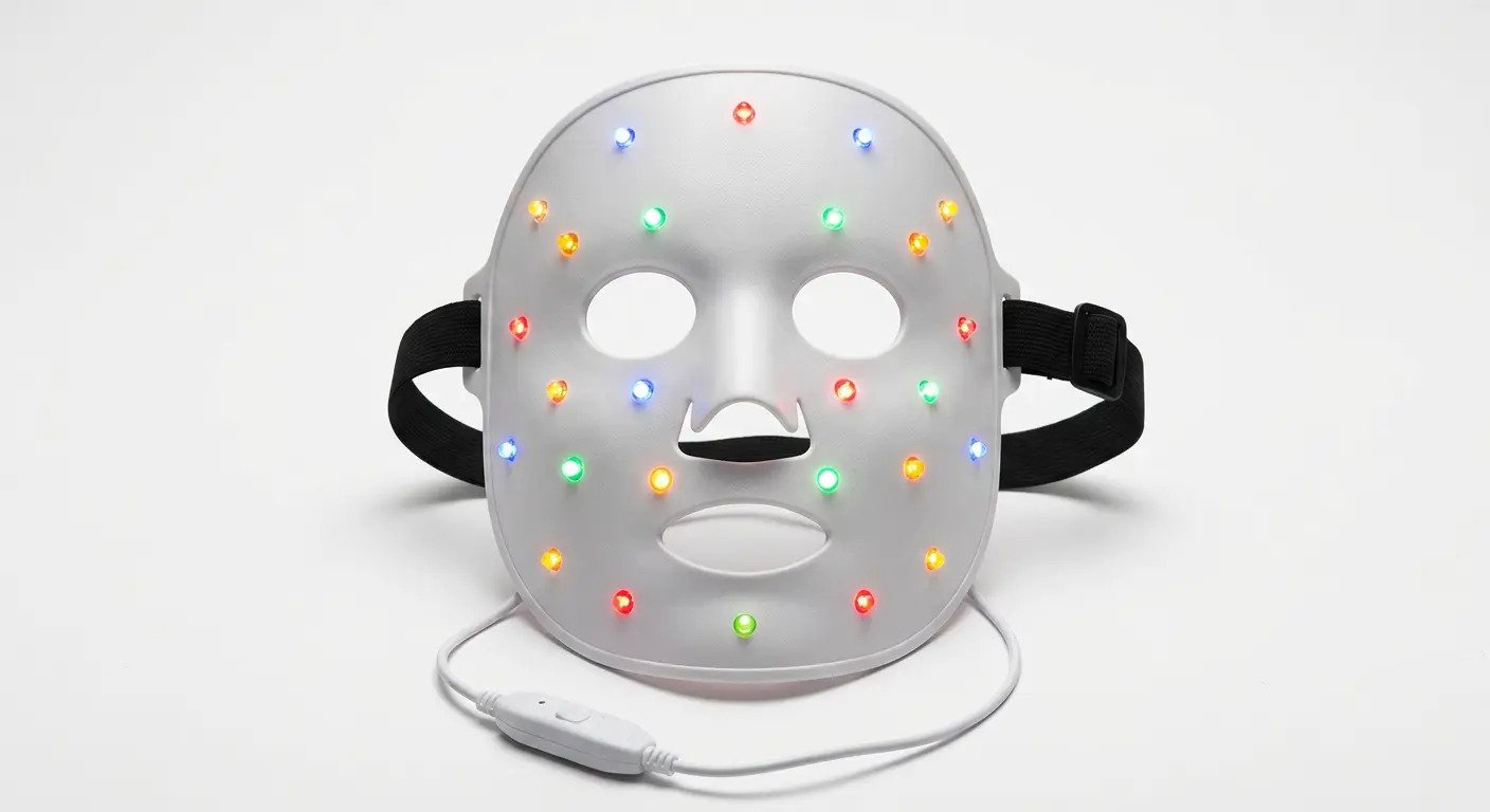 Side view of the Naraskin Lab microcurrent face mask